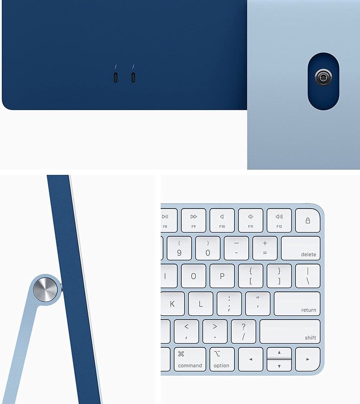 iMac 24" M1 2021 Bleu — 8 Go / 256 Go